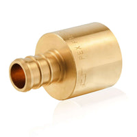 pex-b crimp 1/2" pex 3/4" female copper sweat adapter (lead free)