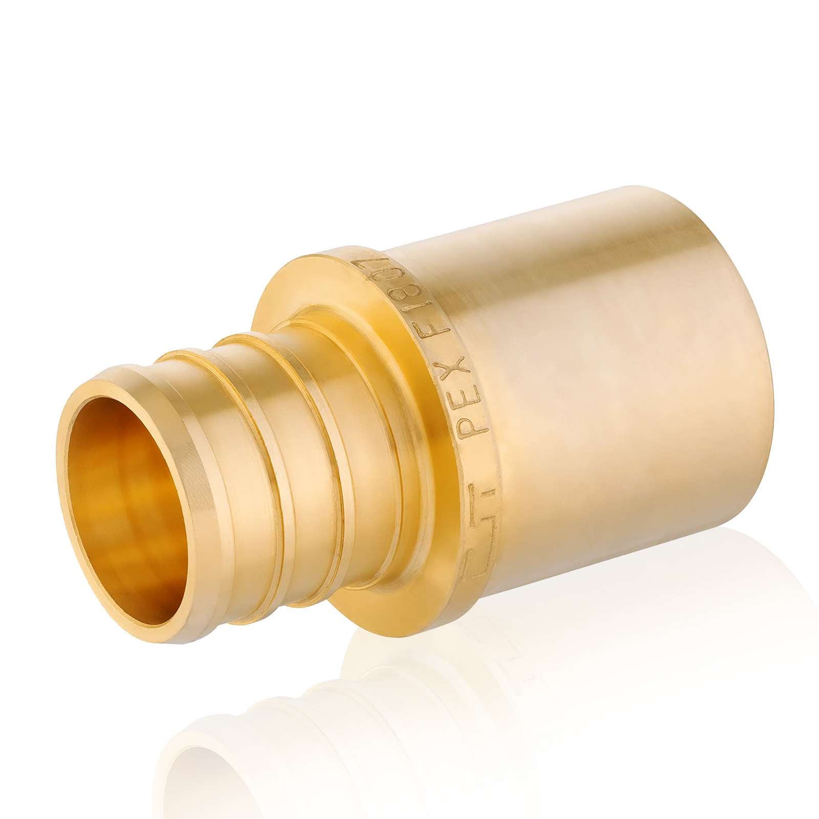 pex b crimp x male copper sweat adapter lead free 9