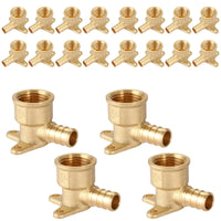 30 pcs pex-b crimp 3/4" pex 1/2" drop ear elbow (lead free)