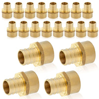 30 pcs pex-b crimp 1/2" pex 3/4" female threaded adapter (lead free)