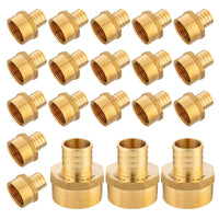30 pcs pex-b crimp 3/4" pex 1" female threaded adapter (lead free)