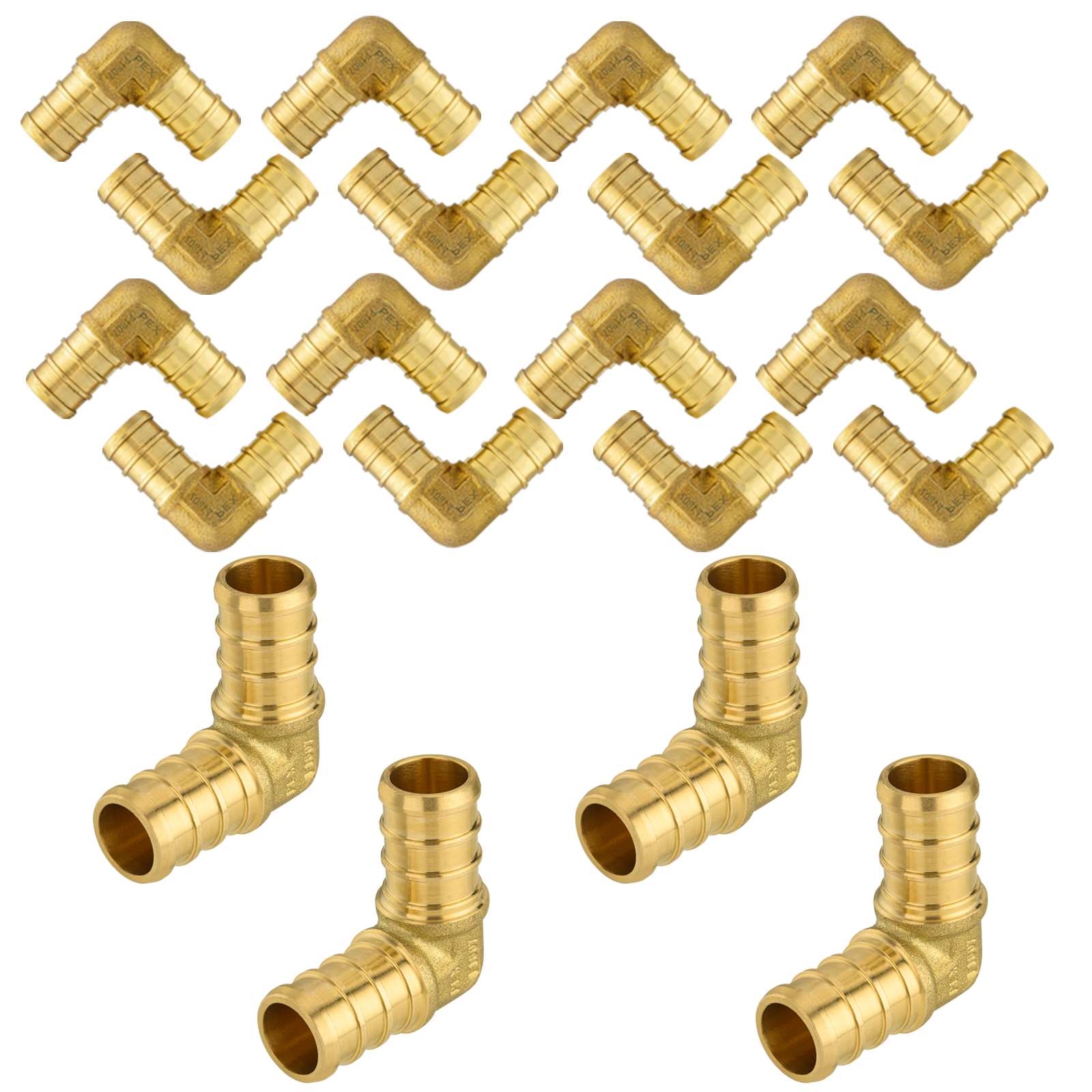 pex b crimp elbow x pex lead free 11