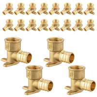 30 pcs pex-b crimp 3/4" pex 3/4" drop ear elbow (lead free)