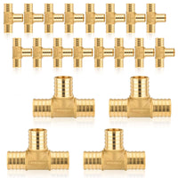 30 pcs pex-b crimp 1" pex 1" pex 1" pex tee (lead free)