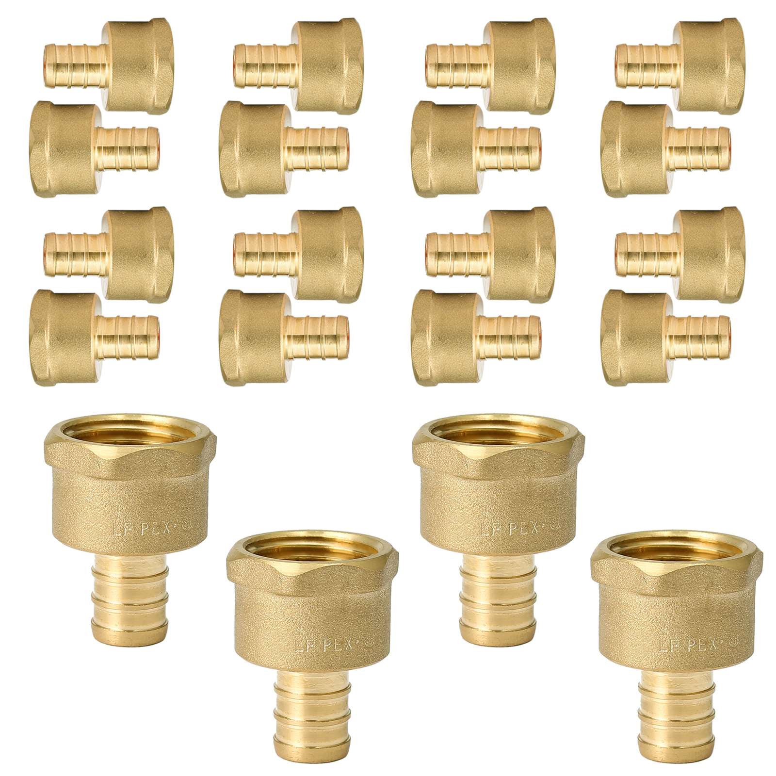 pex b crimp x female threaded adapter lead free 13