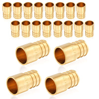 30 pcs pex-b crimp 3/4" pex 1/2" female copper sweat sweat coupling (lead free)