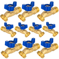 10 Pcs 3/4" MNPT X 3/4" GHT Spigot, Hose Bibb Valve
