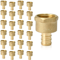 30 pcs pex-b crimp 1" pex 1" female threaded adapter (lead free)
