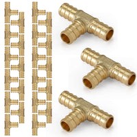 30 pcs pex-b crimp 3/4" pex 3/4" pex 3/4" pex tee (lead free)