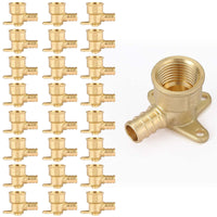 30 pcs pex-b crimp 1/2" pex 1/2" drop ear elbow (lead free)