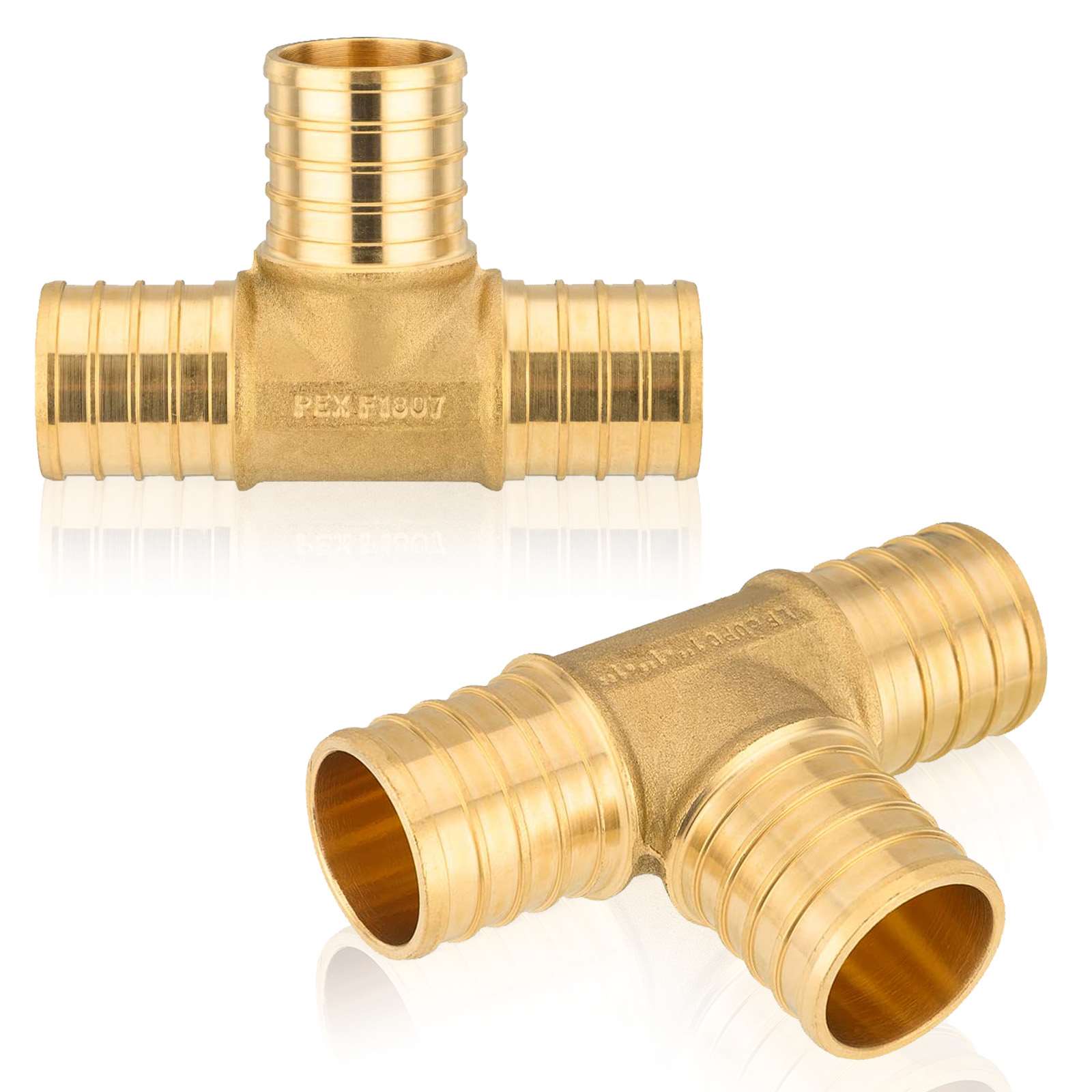 pex b crimp x pex tee lead free 11