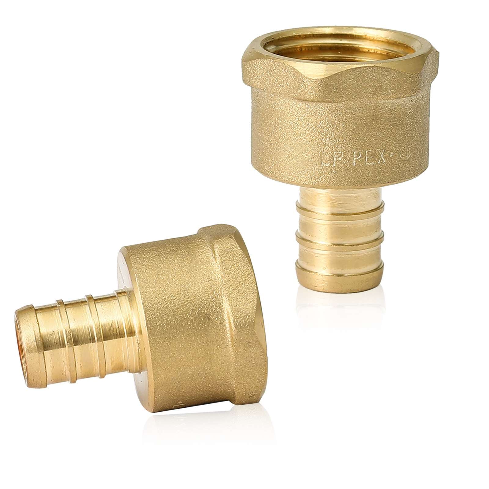 pex b crimp x female threaded adapter lead free 10