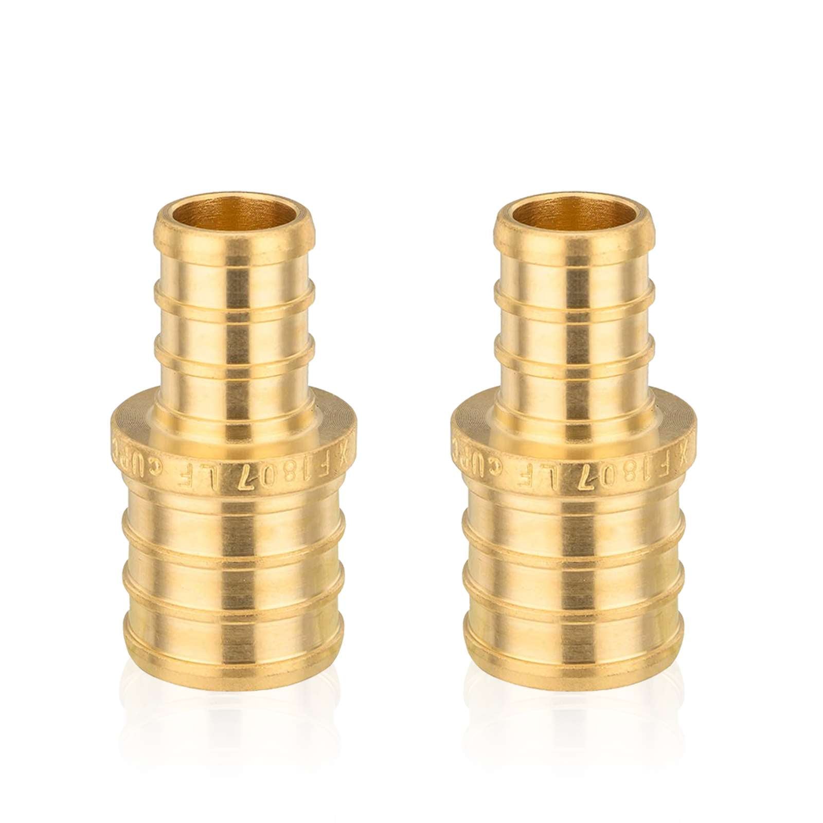 pex b crimp x pex reducing coupling lead free 9