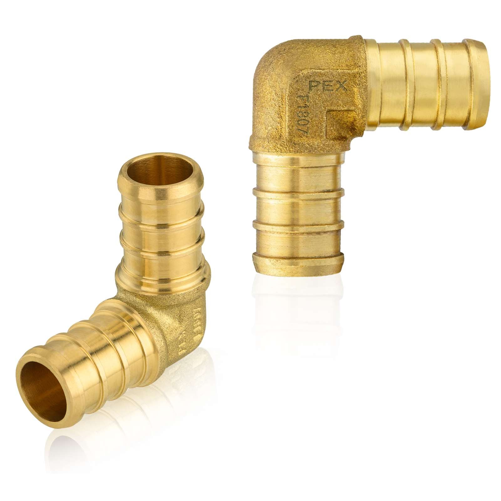 pex b crimp elbow x pex lead free 9