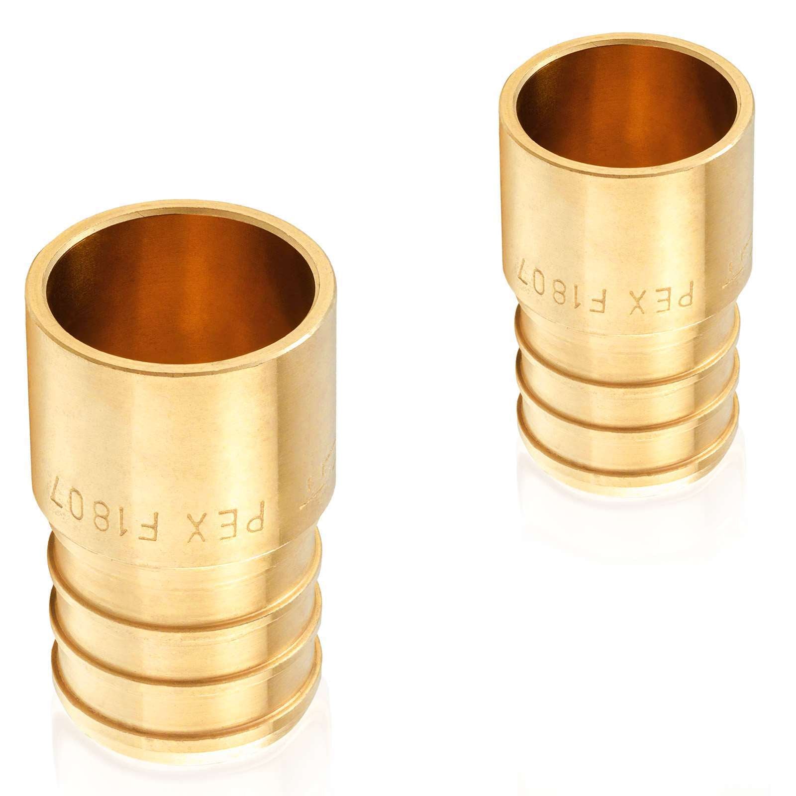 pex b crimp x female copper sweat sweat reducing coupling lead free 14