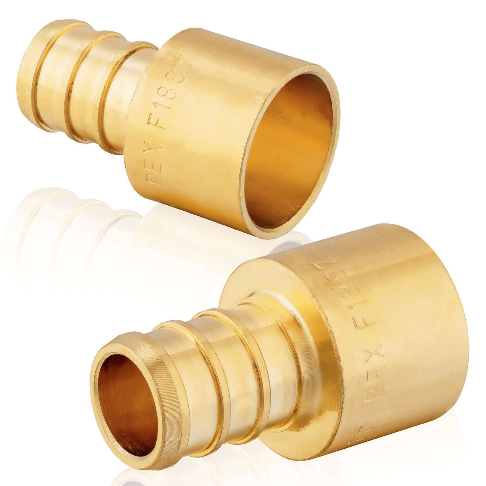 pex b crimp x female copper sweat sweat coupling lead free 10