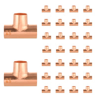 30 pcs 1-1/4" 1-1/4" 1" copper reducing tee at wholesale price
