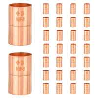 30 pcs 2" copper coupling, no stop at wholesale price
