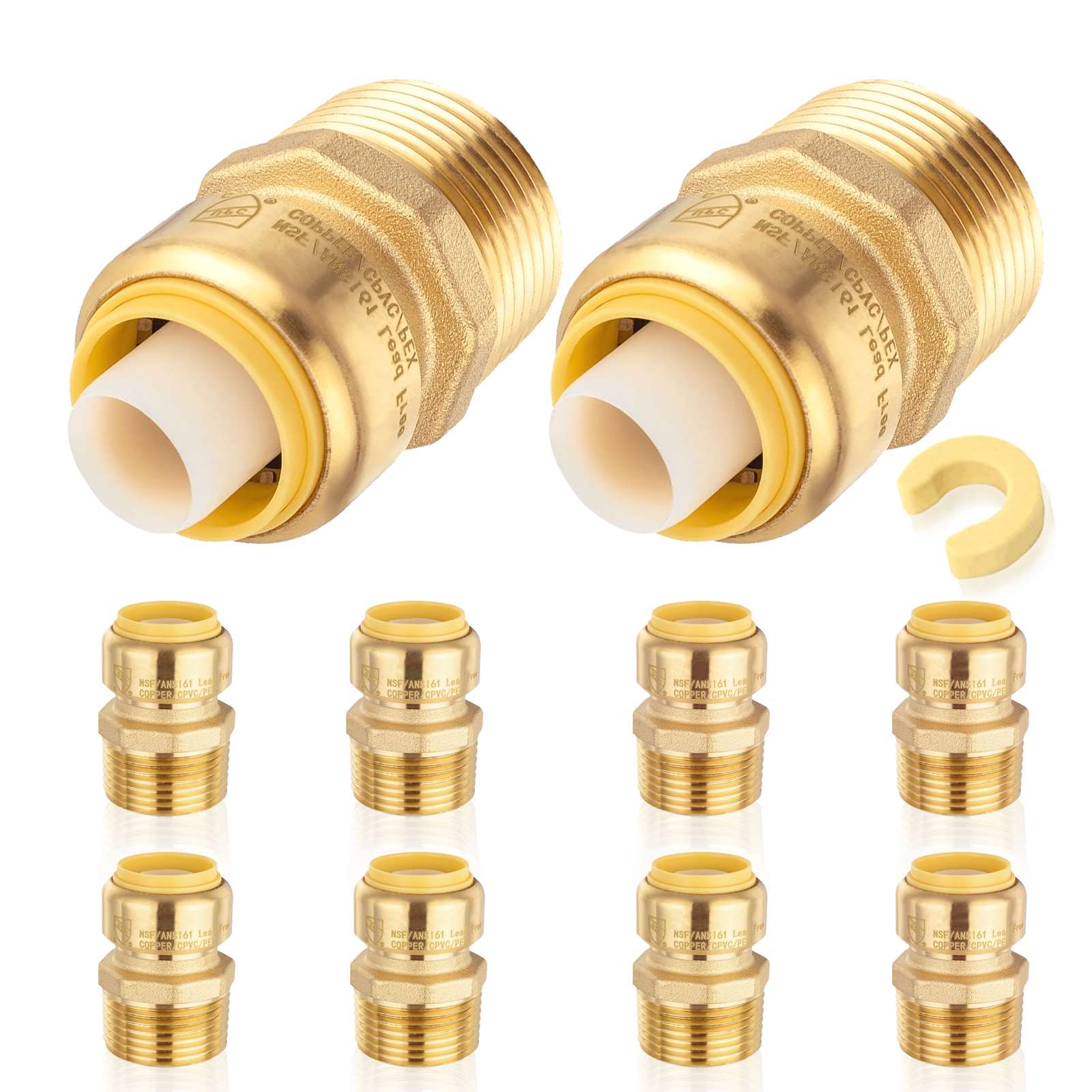 push fit male reducing adapter 8