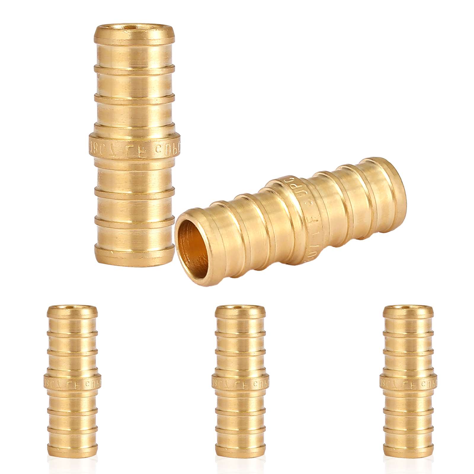 pex b crimp x pex coupling lead free 15