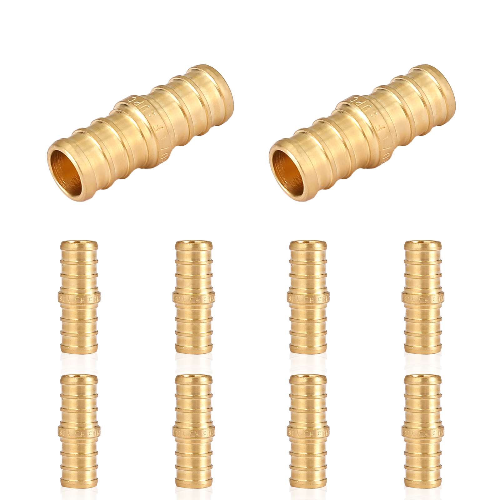 pex b crimp x pex coupling lead free 19