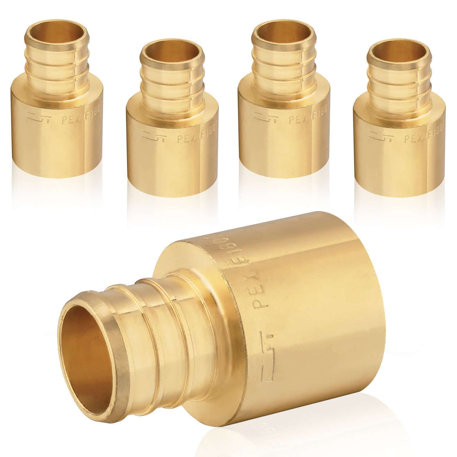 pex b crimp x female copper sweat sweat coupling lead free 17