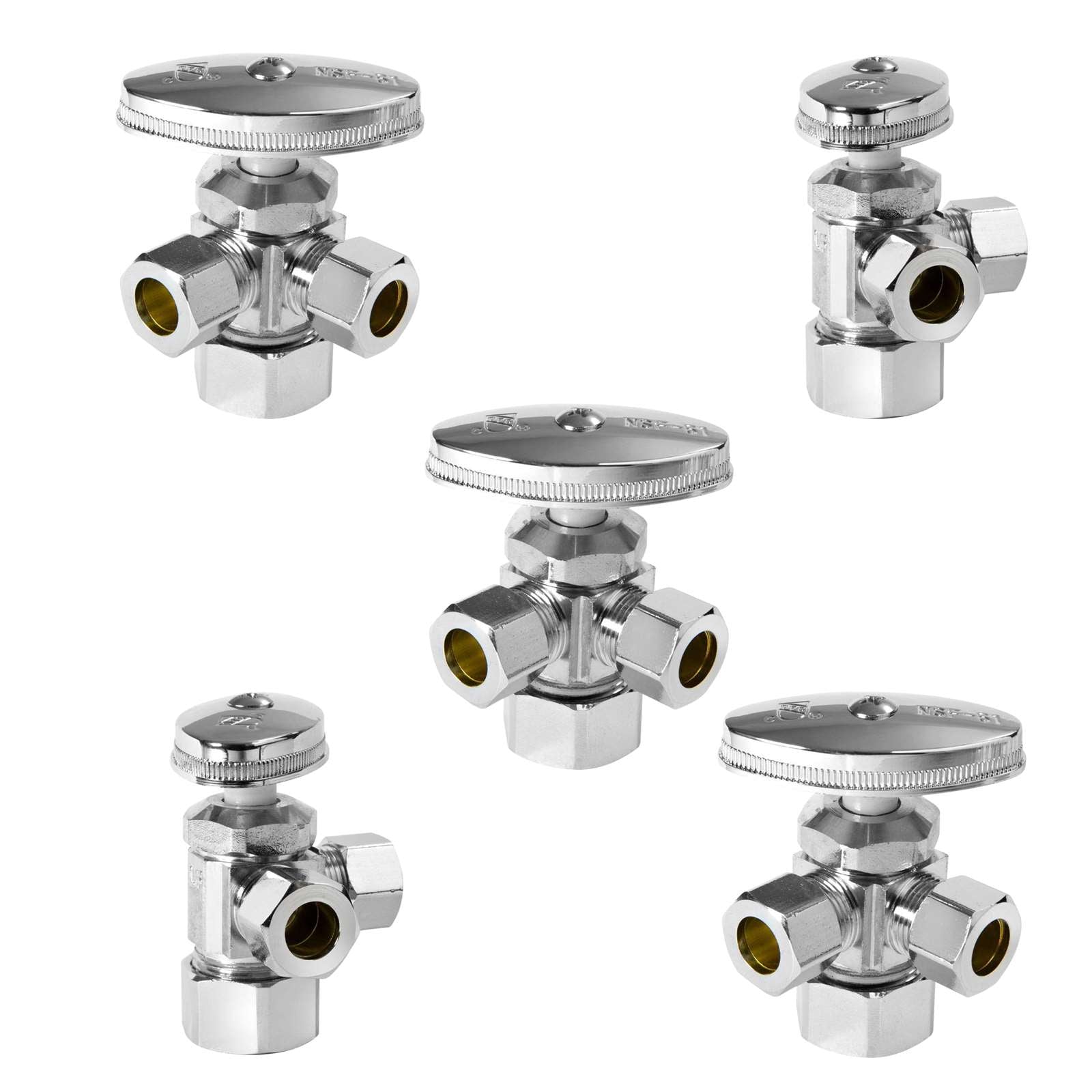 compression x compression x compression stop valve lead free 12