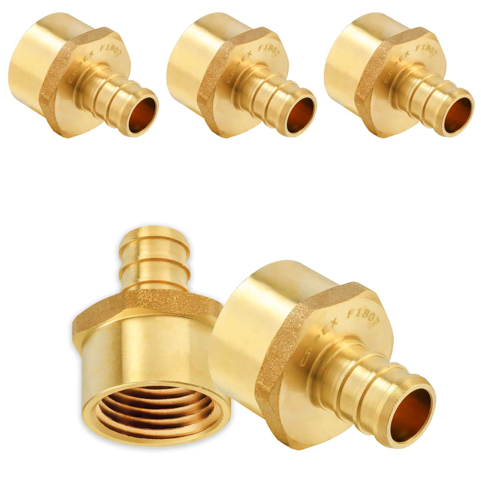 pex b crimp x female npt threaded reducing adapter lead free 11