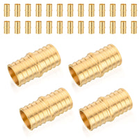 30 pcs pex-b crimp 3/8" pex 1/2" pex coupling (lead free)