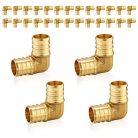 30 pcs pex-b crimp elbow 1/2" pex 1/2" pex (lead free)