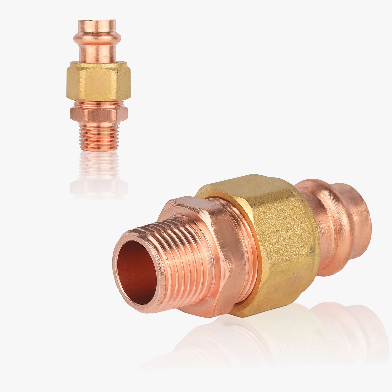 press copper union x mpt lead free 6