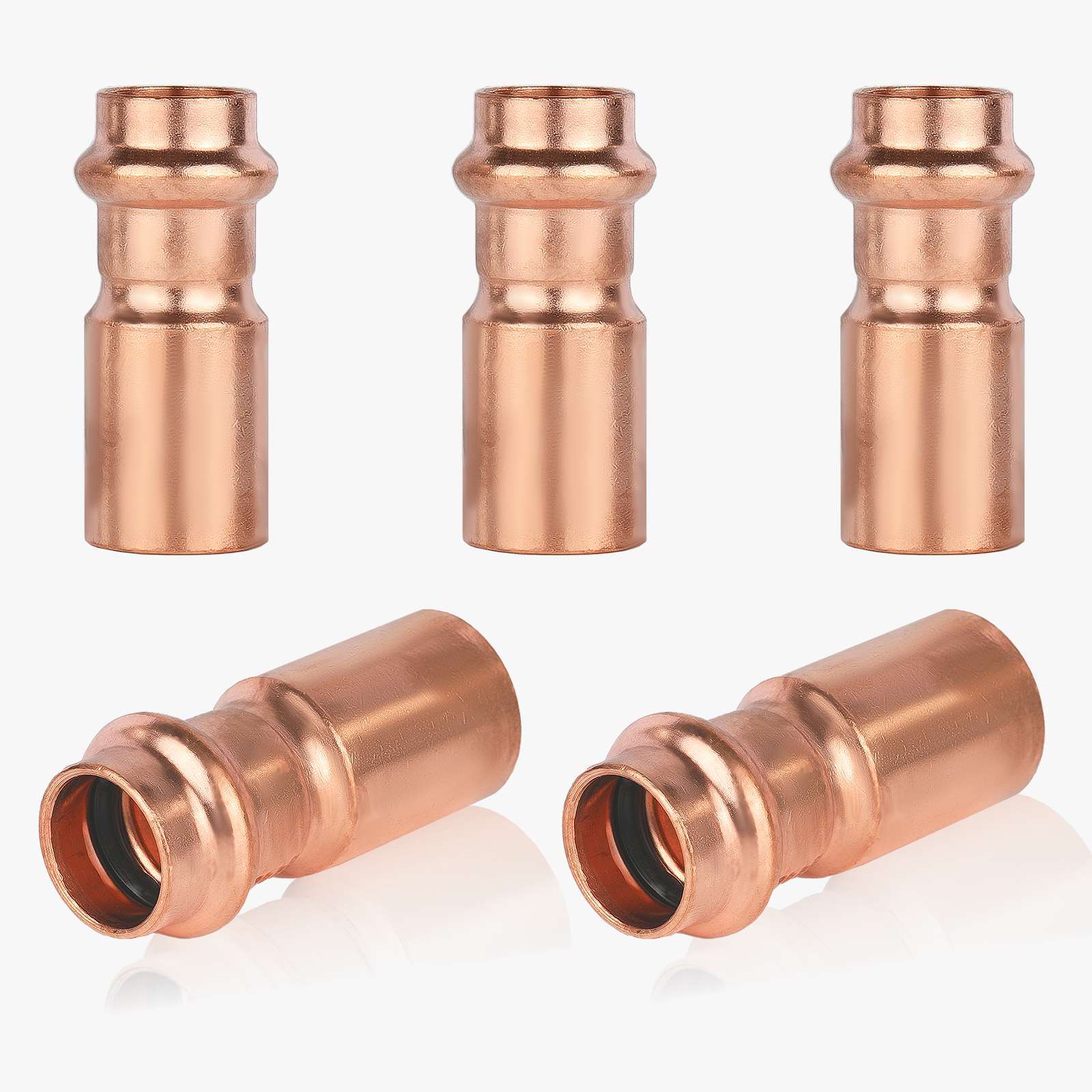 ftg x press fit copper press bushing reducer lead free 8