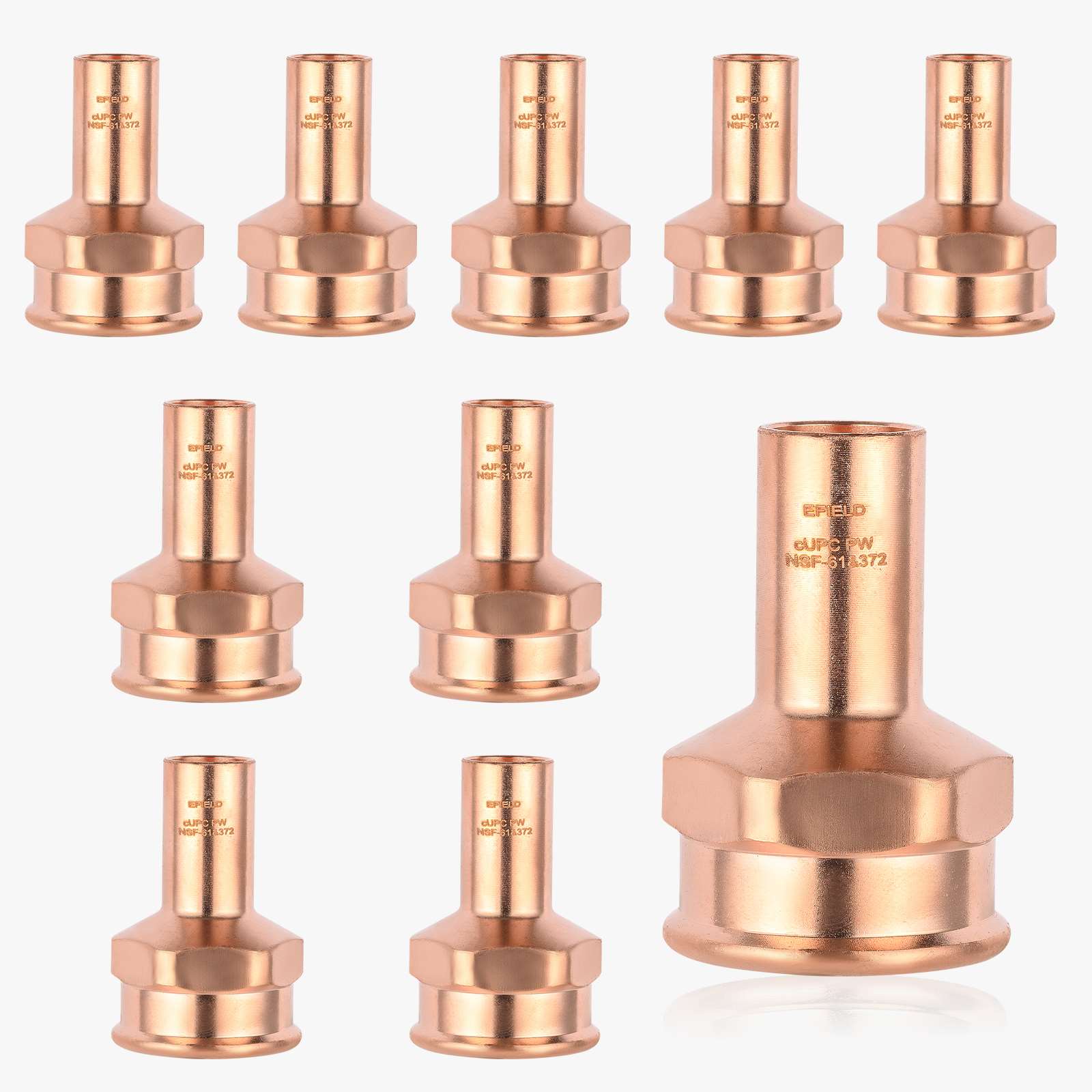 ftg press x female threaded copper reducing adapter lead free 7