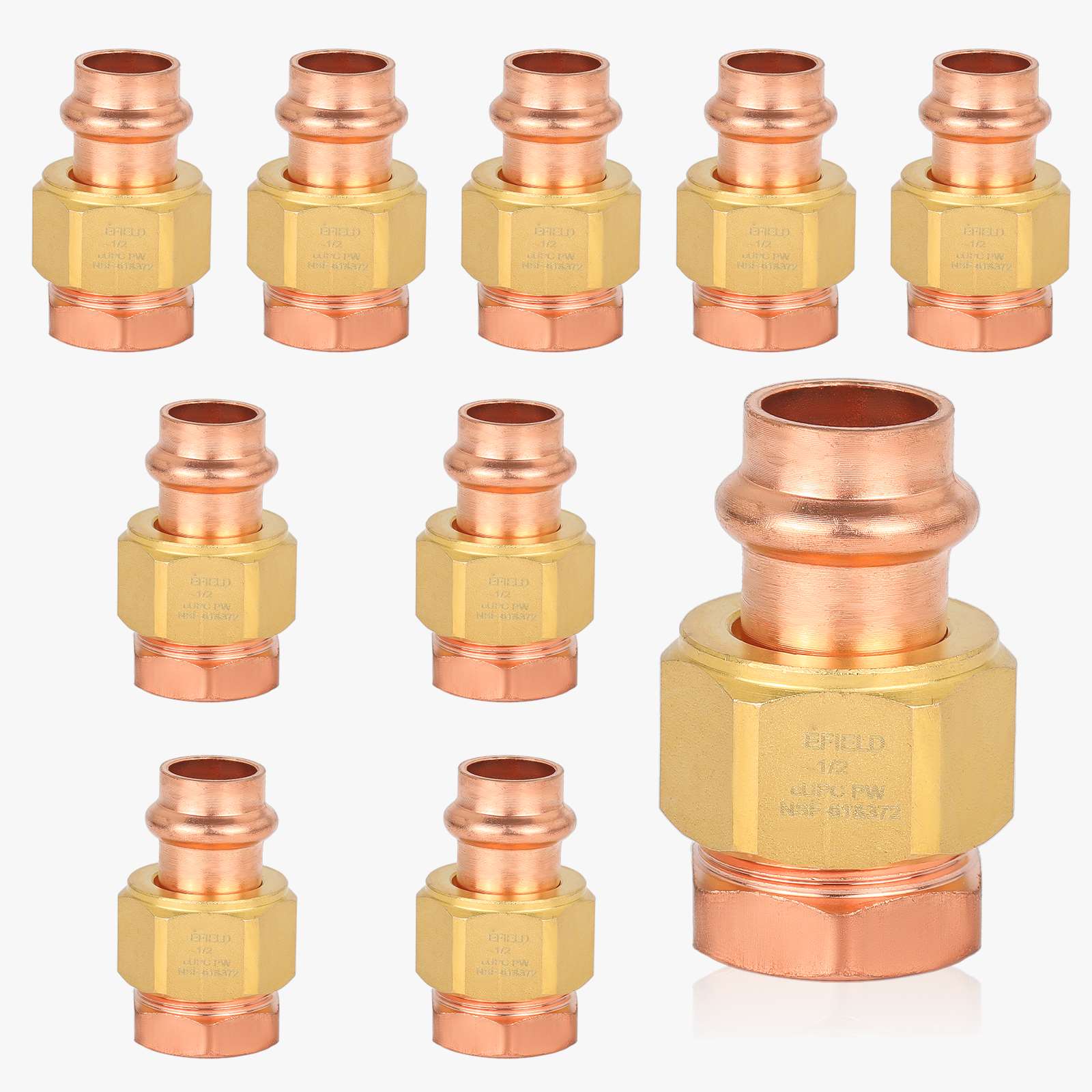 press copper union x fpt lead free 7