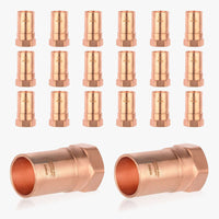 30 pcs 1" ftg press 3/4" female threaded street copper adapter (lead free)