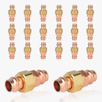 30 pcs 1" press copper union (lead free)
