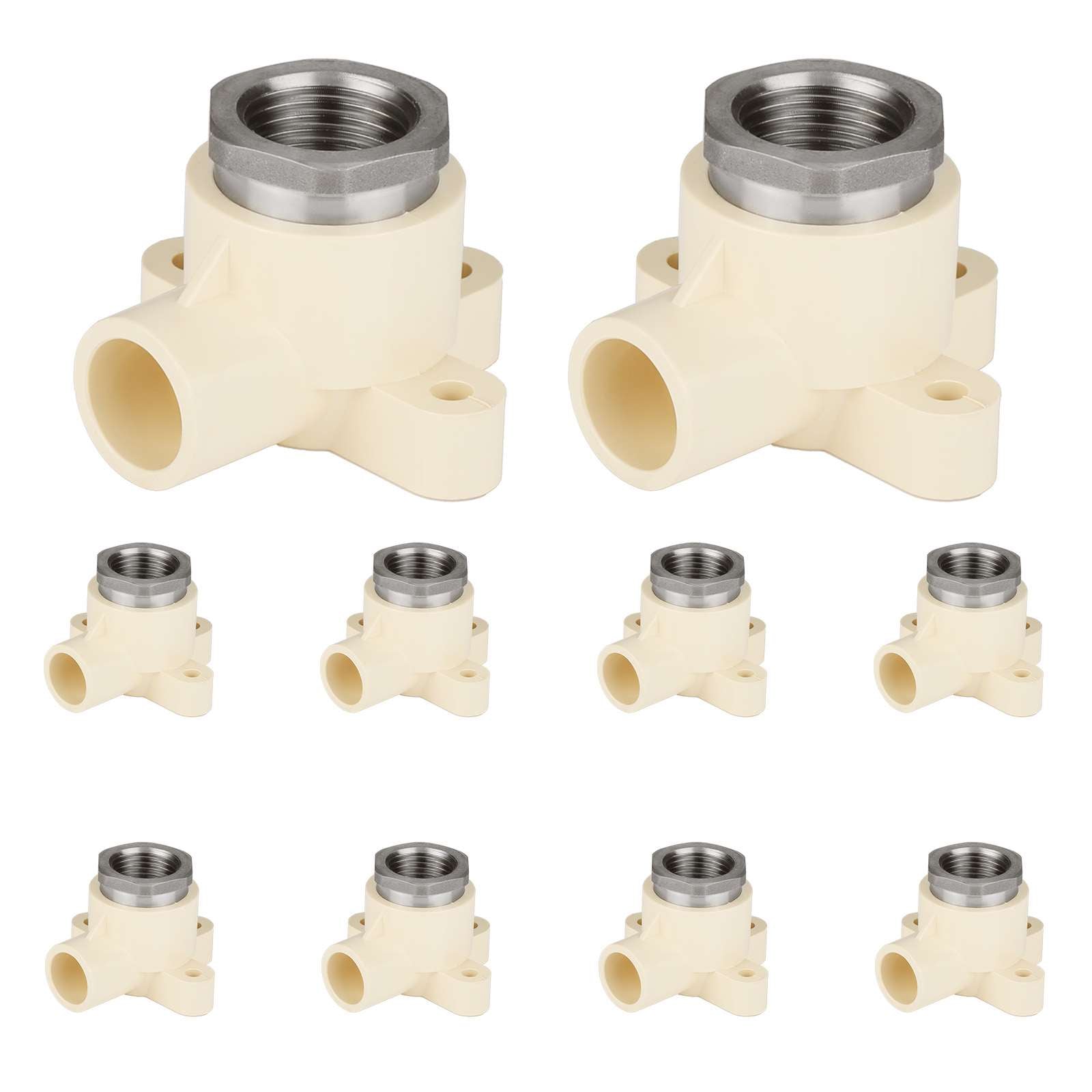 cpvc x female npt stainless steel drop ear elbow 8