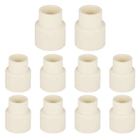 10-Pack 1-1/2" x 1-1/4" CPVC CTS Reducer Coupling (Socket)