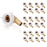 30 pcs pex-b crimp 3/4" pex 3/4" female npt swivel elbow (lead free)