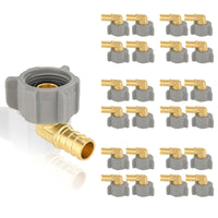 30 pcs pex-b crimp 1/2" pex 7/8" female npt swivel elbow (lead free)