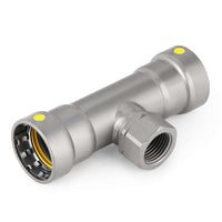 3/4" 3/4" 1/2" press female tee (p p f)