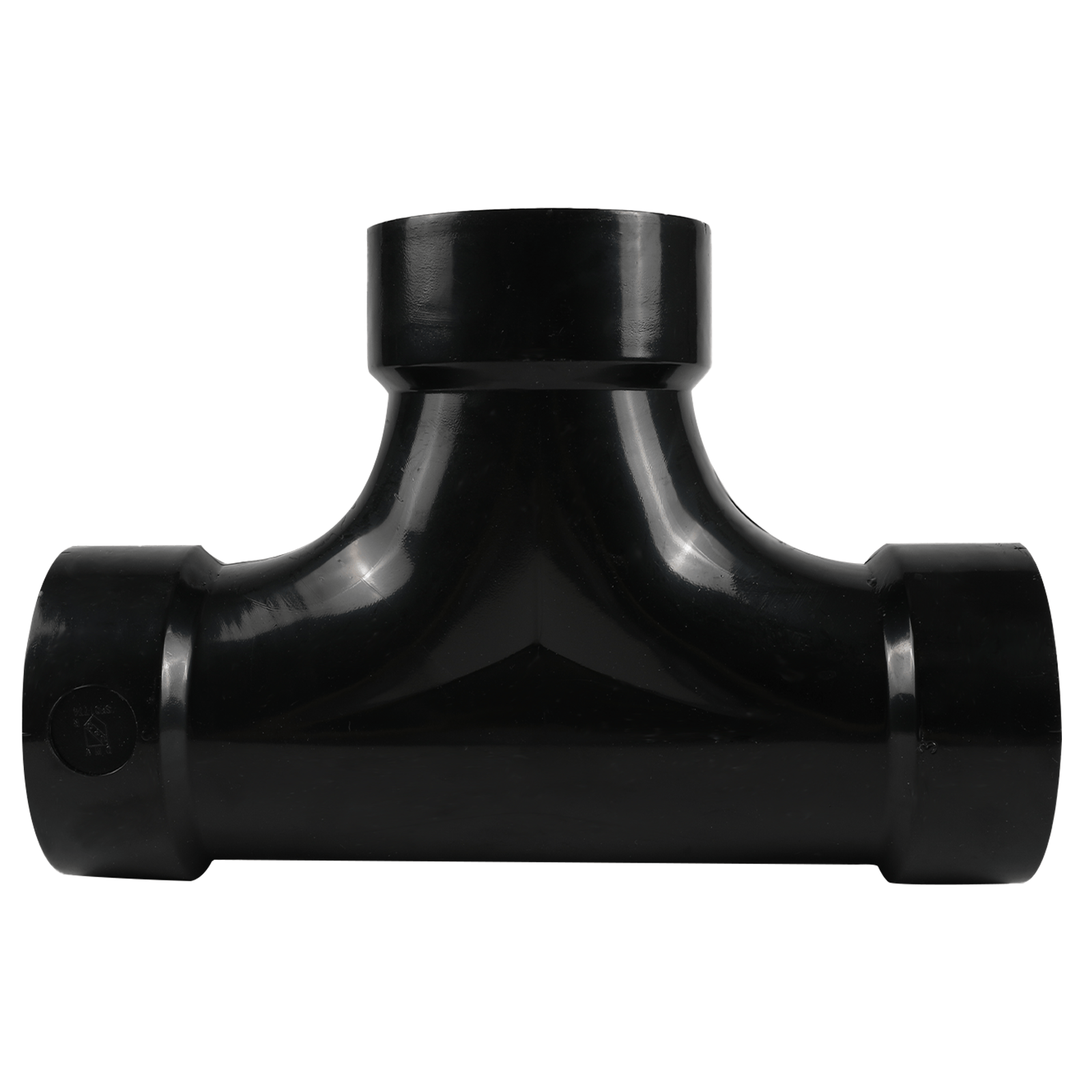 3 in. abs dwv hub x hub x hub 2-way cleanout