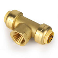 1/2" push fit push fit fnpt tee