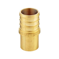 pex-b crimp 1" pex 3/4" male copper sweat adapter (lead free)