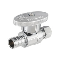 1/2"-pex-crimp-x-1/4"-od-compr.-straight-stop-valve,-1/4-turn-(lead-free)