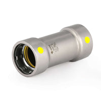 1/2" carbon press coupling, no stop