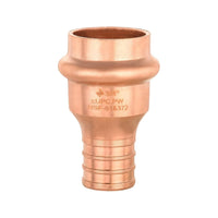 3/4" press copper 1/2" pex crimp adapter (lead free)