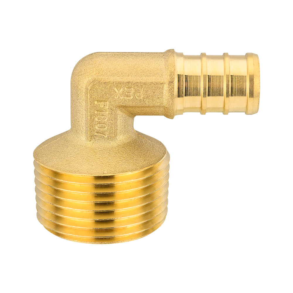 XFITTING 1 X 3/4 X 1/2 PEX Tee – Brass Crimp Fitting – Lead Free