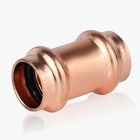 3/4" copper press coupling no stop (lead free)