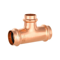 1" 1" 3/4" press copper tee (lead free)